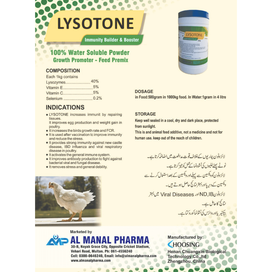 lysotone (immunity builder & booster)