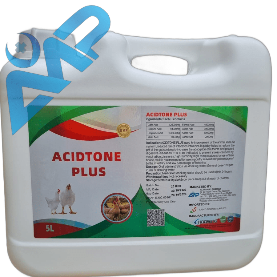 acidtone plus – organic acid & growth promoter feed additive for poultry